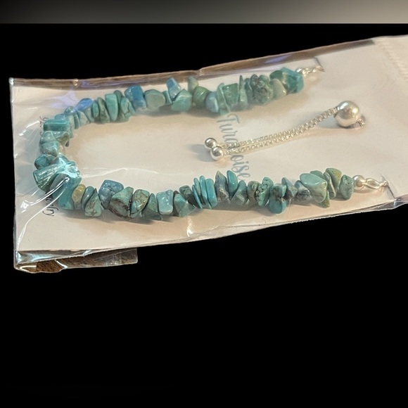 NWT Turquoise Sterling Silver Bolo Bracelet - Picture 3 of 3